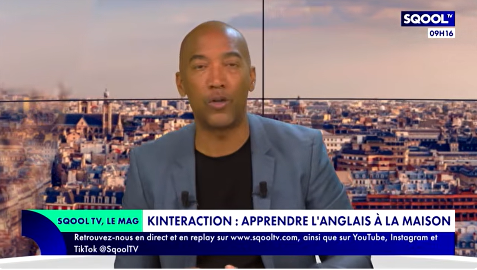 Kinteraction sur SQOOL TV : faire une place à l’anglais dès les premiers échanges en famille